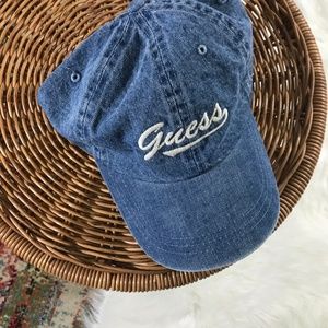 guess denim hat